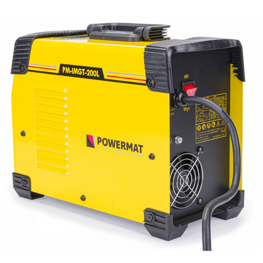 POWERMAT PM-IMGT-200L Invertorová svářečka 200A MIG/MAG MMA TIG