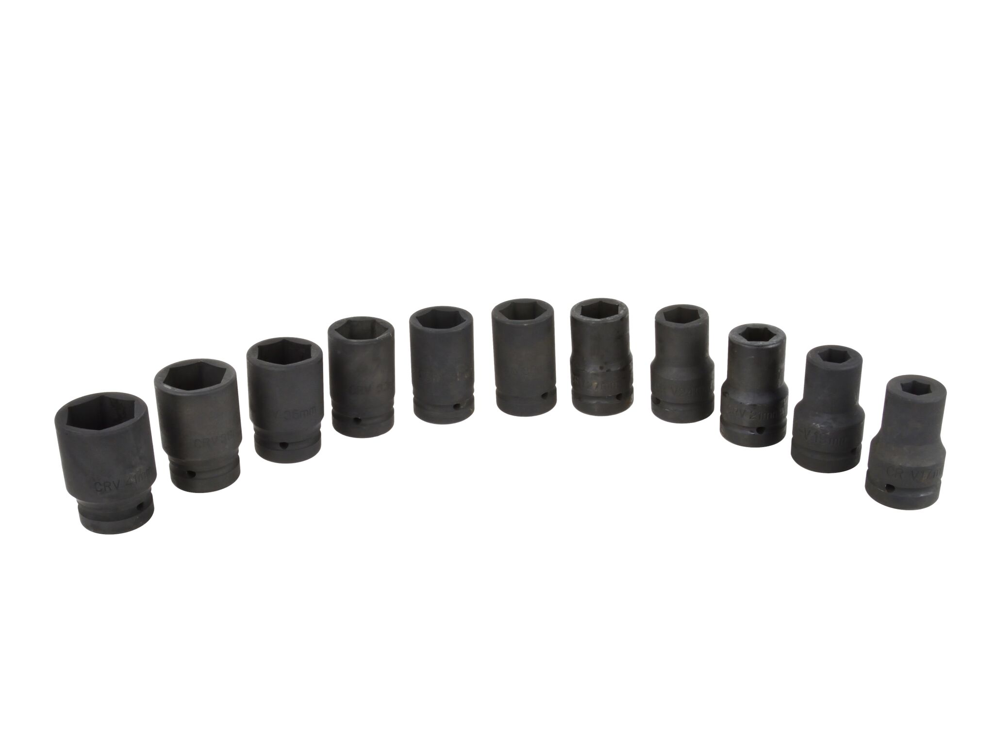 GEKO G10076 Nástrčné rázové hlavice1" 11ks 17-41mm klíče sada klíčů, hlavic