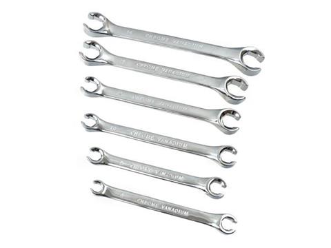 GEKO G11148 Klíče Polo otevřené pro brzdové trubky 6ks 8-18mm Sada klíčů