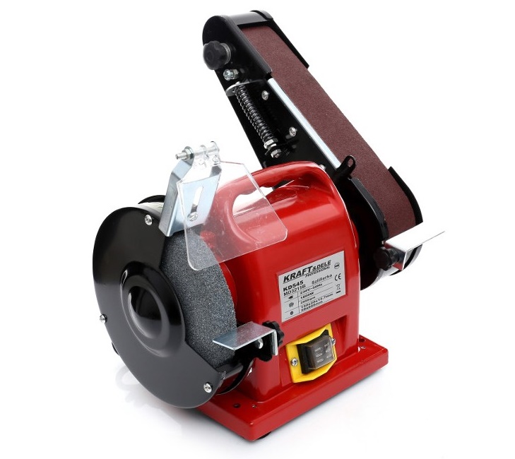 KRAFT&DELE KD545 Elektrická stolní bruska pásová, kotoučová 1800W 230V