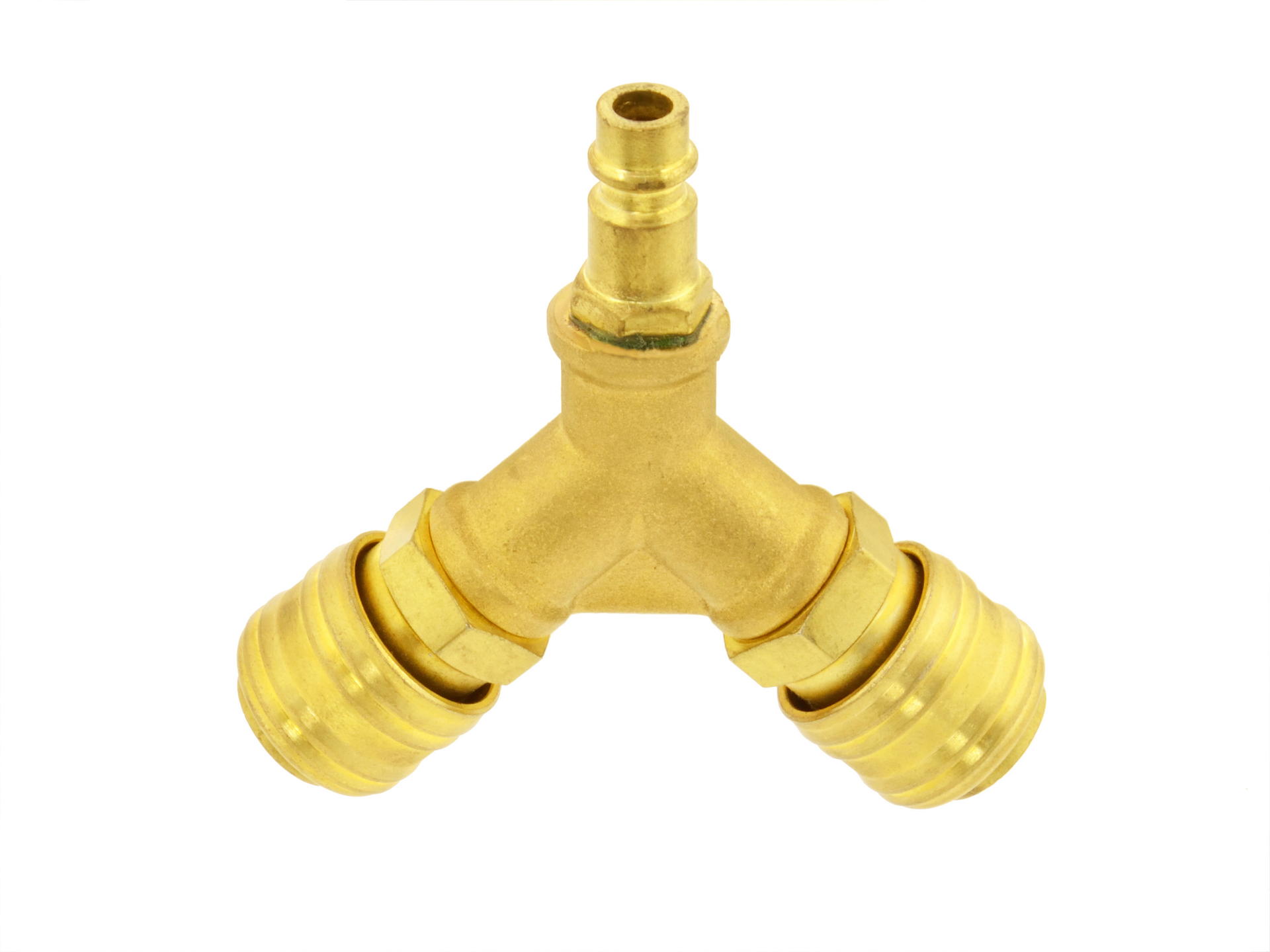 GEKO G02995 Dvoucestný pneumatický rozdělovač 1/2" rychlospojka rozdvojka