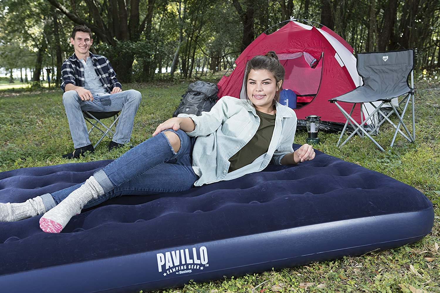 BESTWAY PAVILLO Nafukovací postel matrace dvoulůžko lůžko 191x137cm