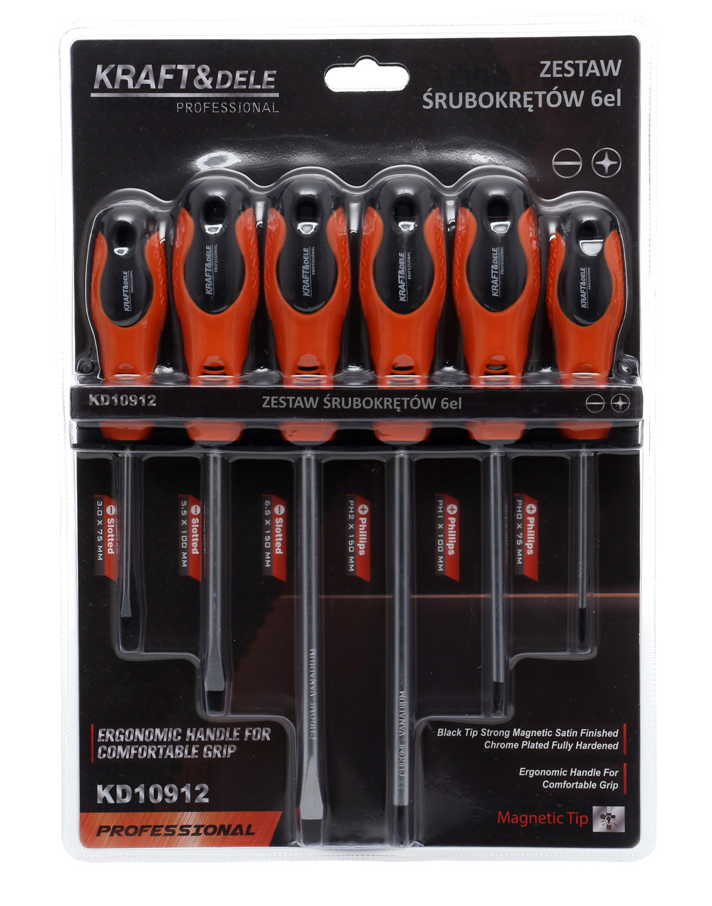 KRAFT&DELE KD10912 Sada šroubováků 6 ks šroubováky