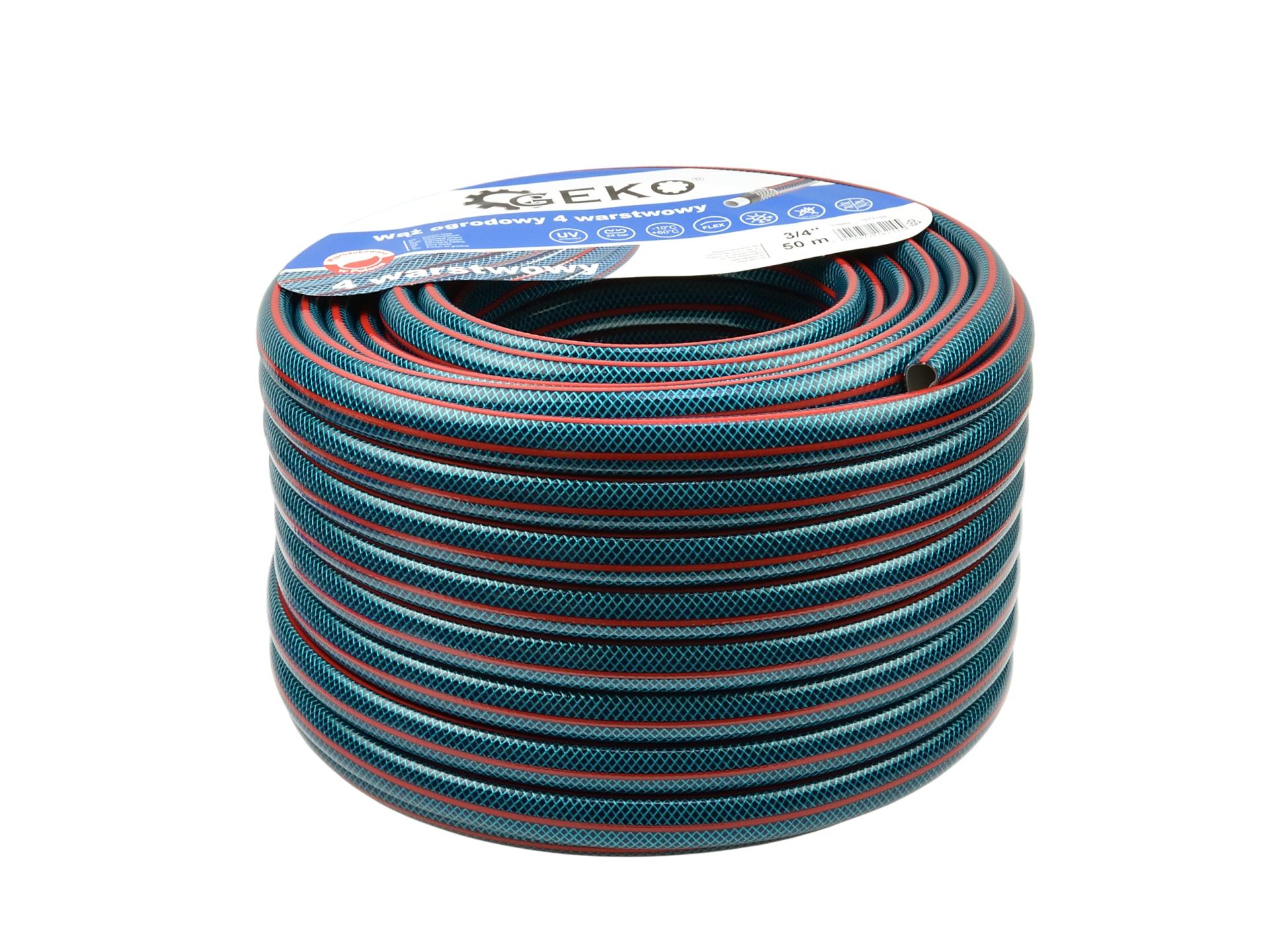 GEKO G73788 Zahradní hadice 3/4" 50m na vodu 4 vrstvá
