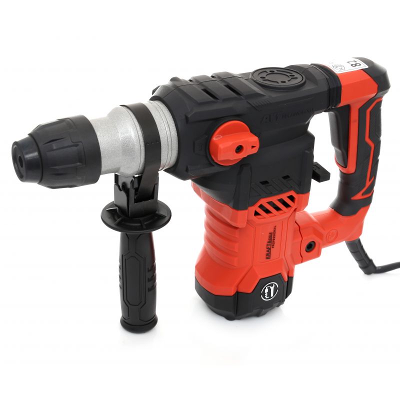 KRAFT&DELE KD1735 Elektrické příklepové vrtací kladivo 2700W 6J 3 vrtáky 2 dláta SDS+