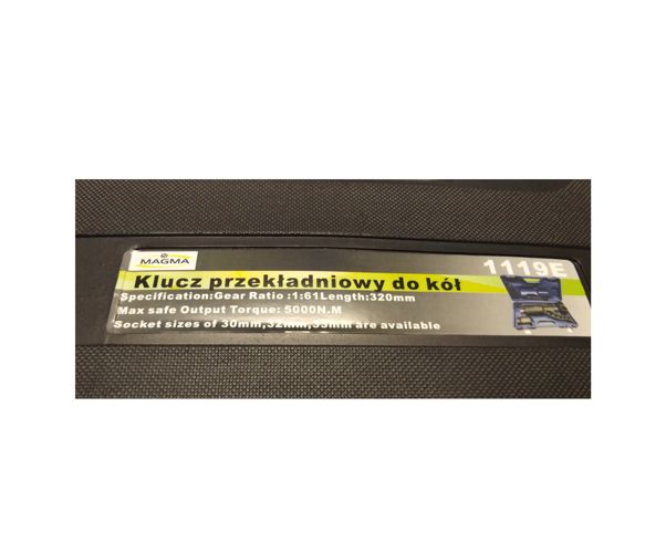 Magma 1119E 1" Klíč na kola násobič posilovač kroutícího momentu 5000Nm 1:61