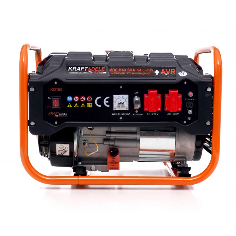 KRAFT&DELE KD160 ELEKTROCENTRÁLA GENERÁTOR PROUDU 12/230V 3500W AVR