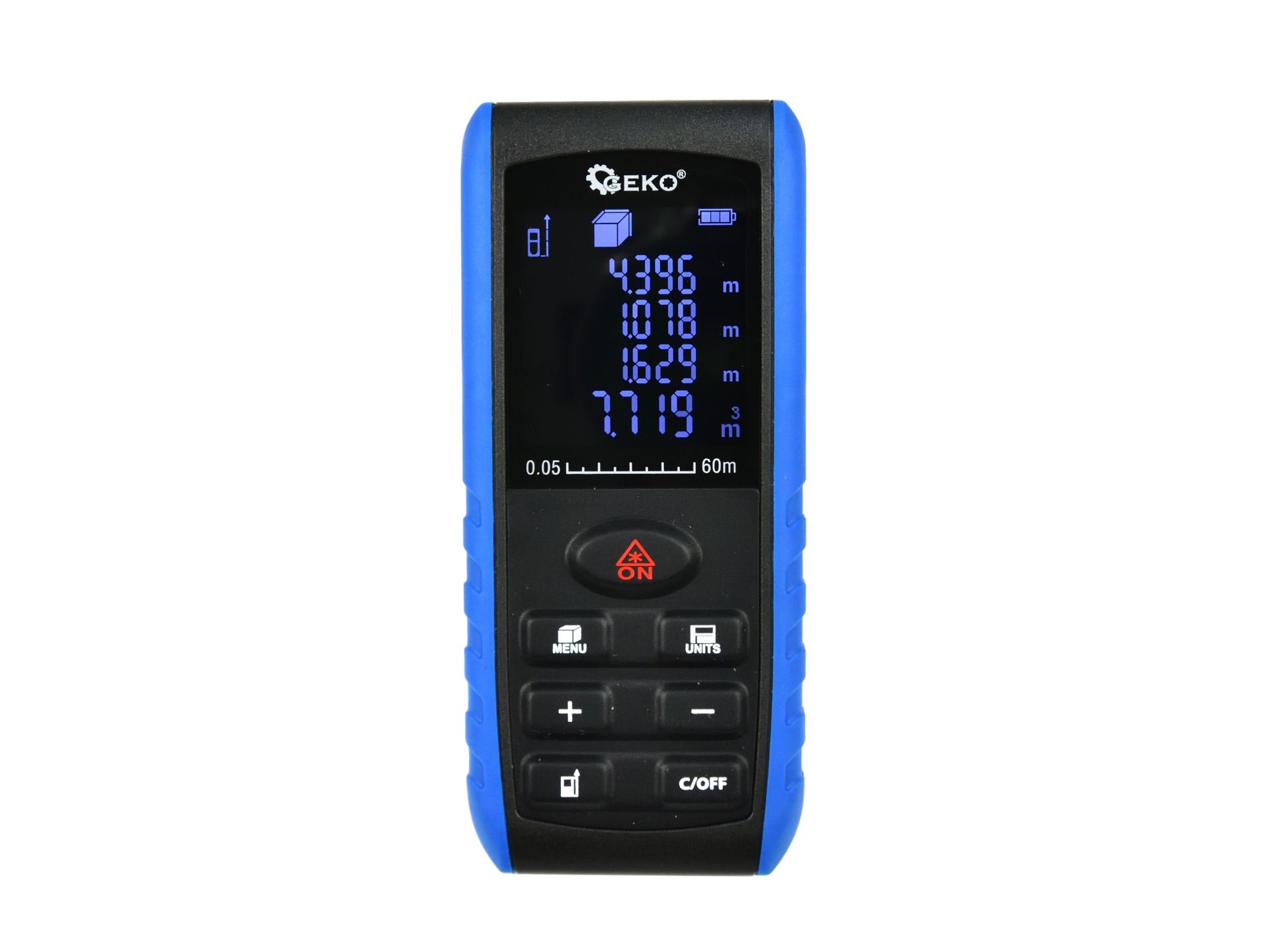 Geko G03356 Laserový měřič vzdálenosti, dálkoměr laser LCD 0,05 - 60m