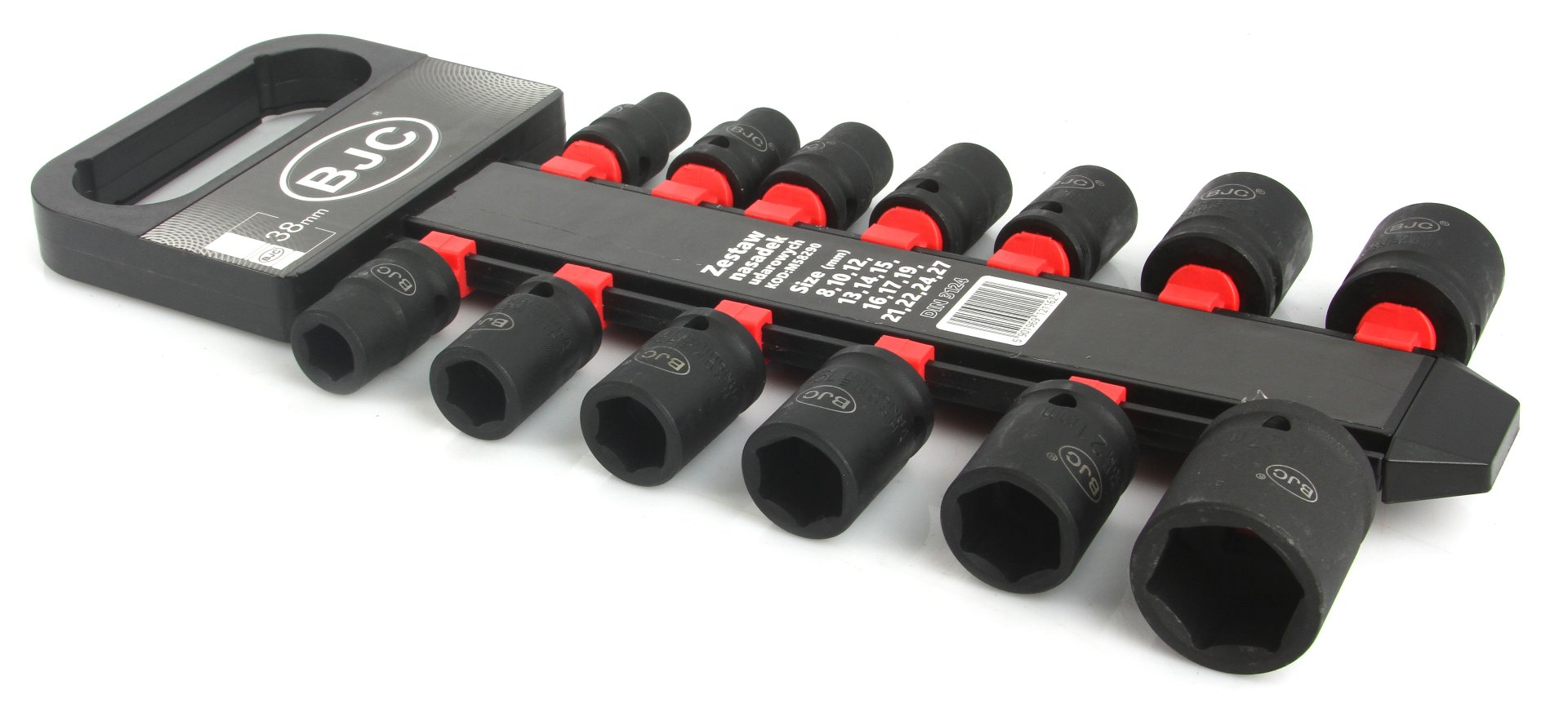 MAR-POL M58290 SADA Nástrčných klíčů pro rázový utahovák hlavice 1/2" 8-27mm
