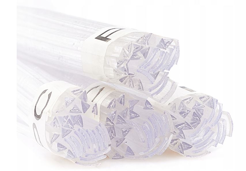 PC 300G Plastové profily tyčinky pro svařování plastů pojivo Průhledné