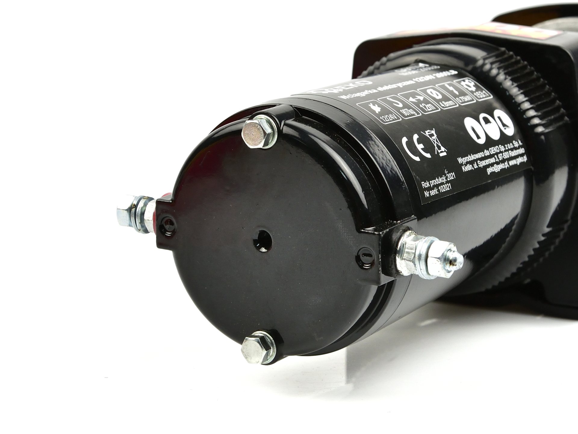 GEKO G81701 LANOVÝ ELEKTRICKÝ NAVIJÁK kladkostroj ZVEDÁK 12V 2000lb/907kg