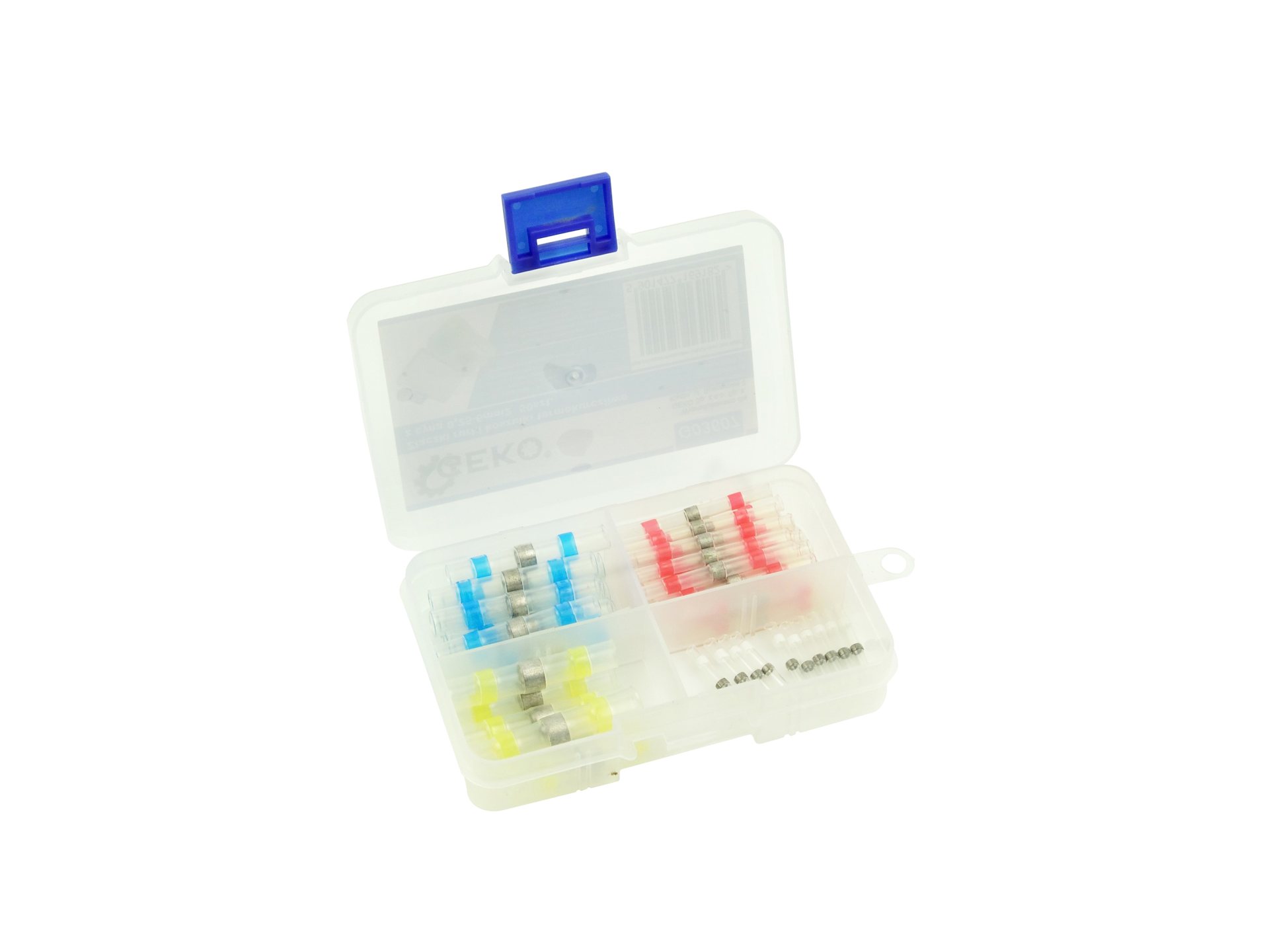 GEKO G03607 Smršťovací bužírky s cínem, trubičky 0,25-6mm2 50ks