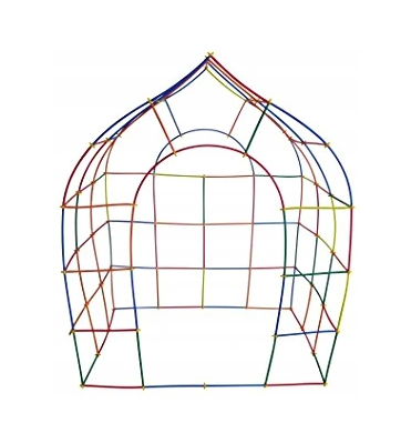 Stavebnice kreativní barevné slamky tyčinky brčka pro děti 800 dílů