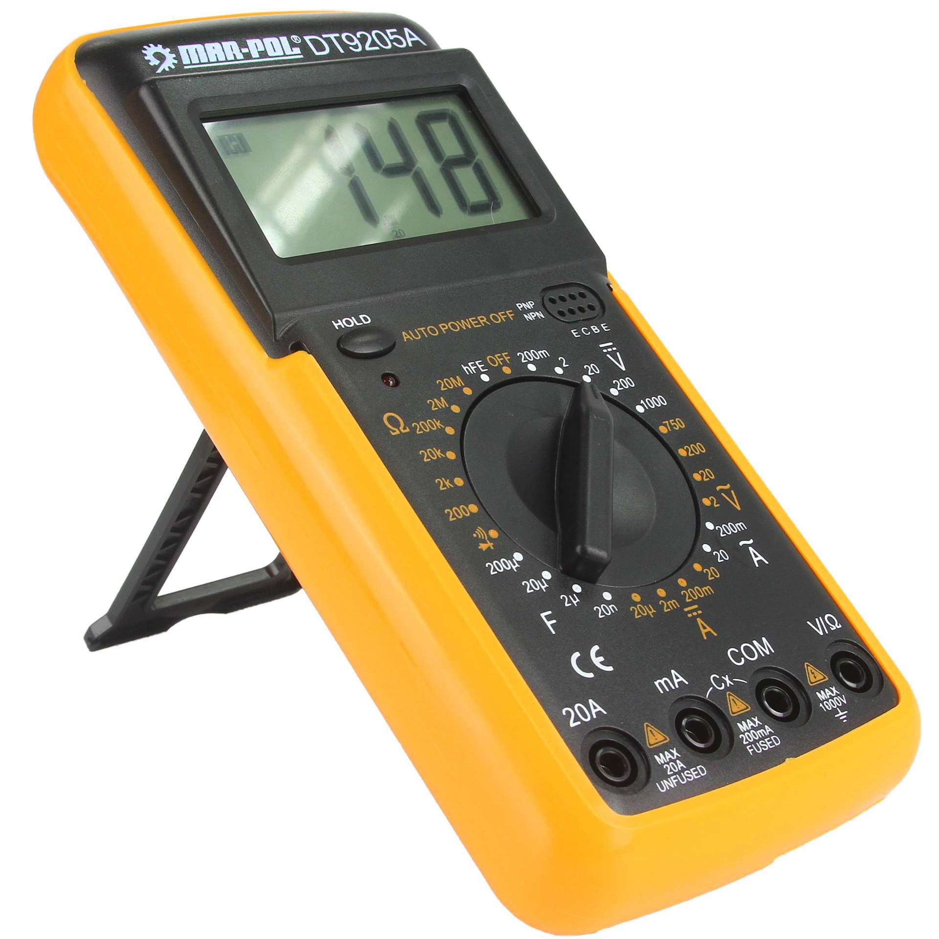 Mar-pol M04015 Digitální multimetr 10A měřidlo RIPPER