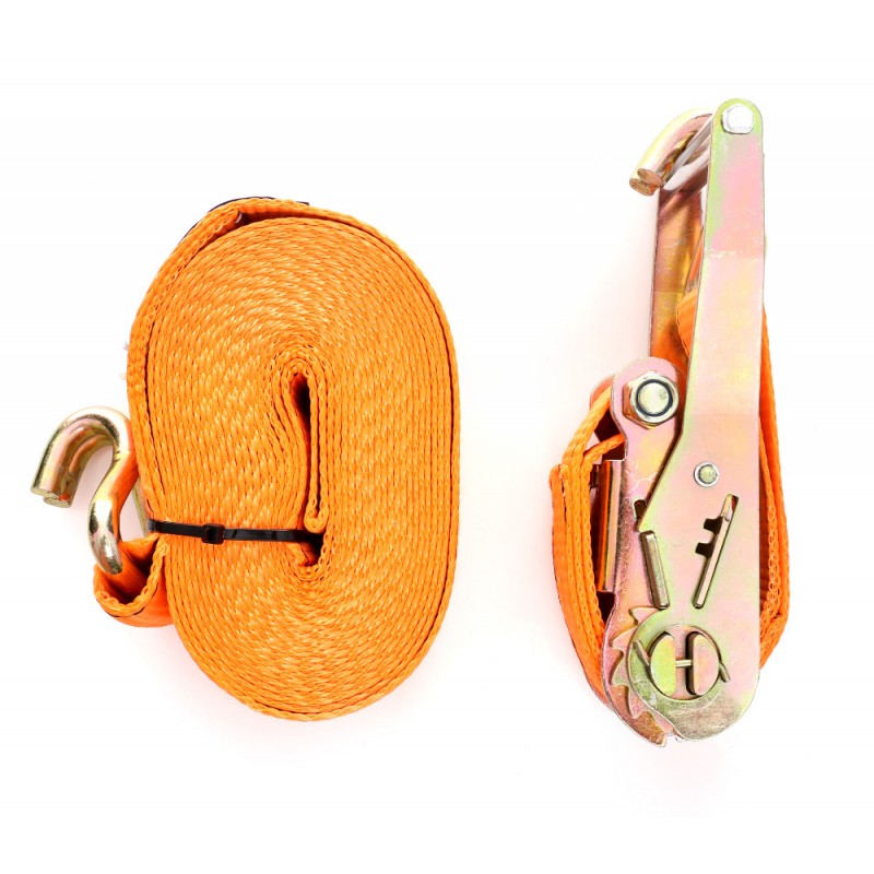 KRAFT&DELE KD1332 Upínací přepravní pás s 2 háky s ráčnou 8m/35mm/2t popruh kurta