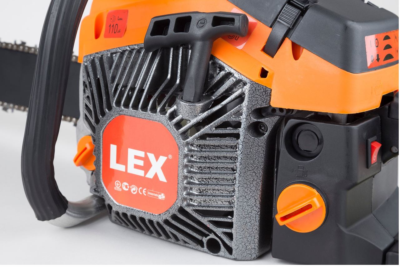 MAX LXGCS60 MOTOROVÁ PILA řetězová benzínová 4500W 2 lišty 2 řetězy