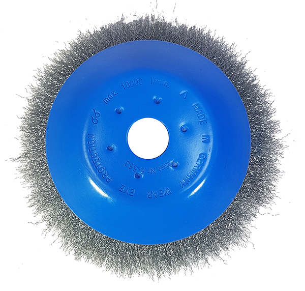 Mar-pol M06971 Drátěný kotouč kartáč pro křovinořez, měkký 200mm 25,4mm