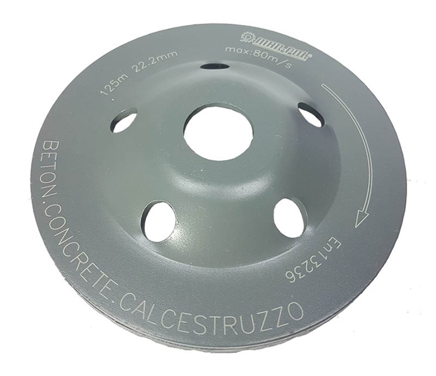 Mar-pol M08784 Diamantový brusný kotouč 125mmx22,23 na broušení betonu