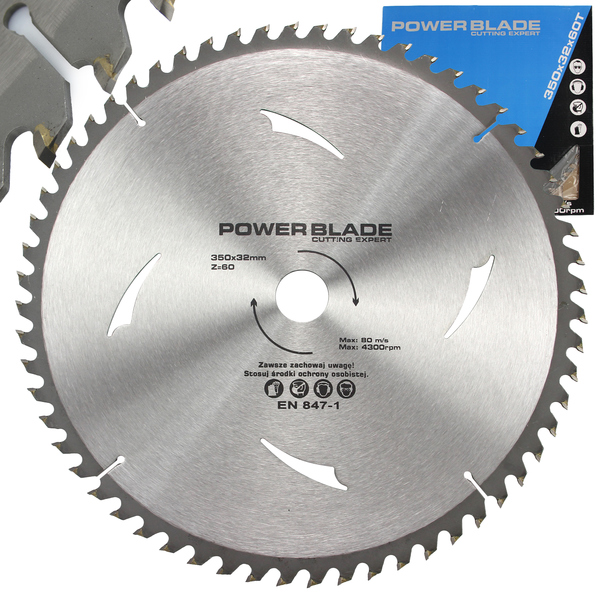 GEKO G00156 Pilový karbidový kotouč na dřevo 350mm 32mm 60T
