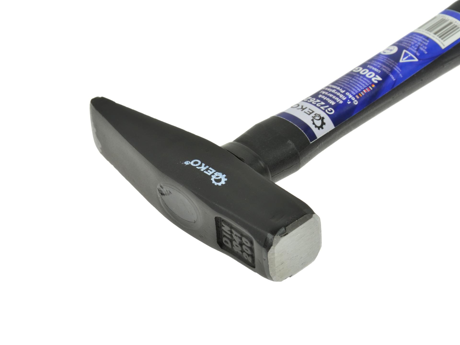 GEKO G72262 Zámečnické kladivo 200G rukojeť sklolaminát Premium