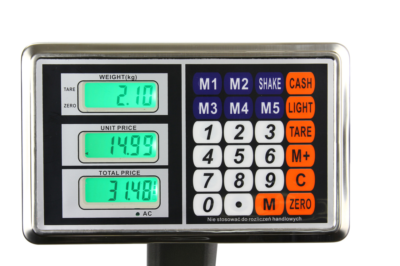 Marpol M90166 Elektronická skladová váha, digitální LCD 300kg 63x84cm