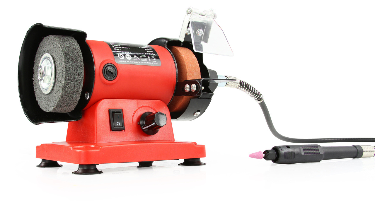 MAR-POL M79208 Elektrická stolní bruska dvoukotoučová 230V