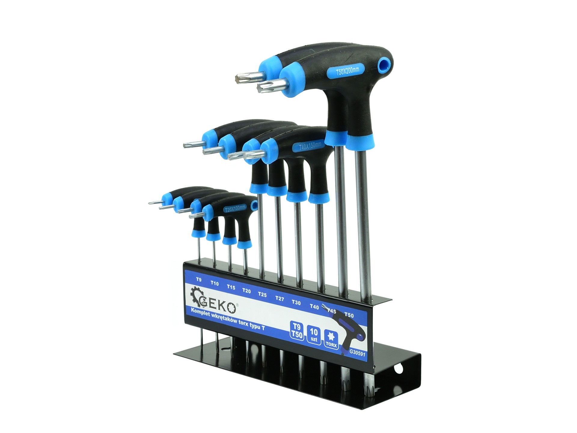GEKO G30591 Šroubováky klíče TORX T9-T50 10 kusů