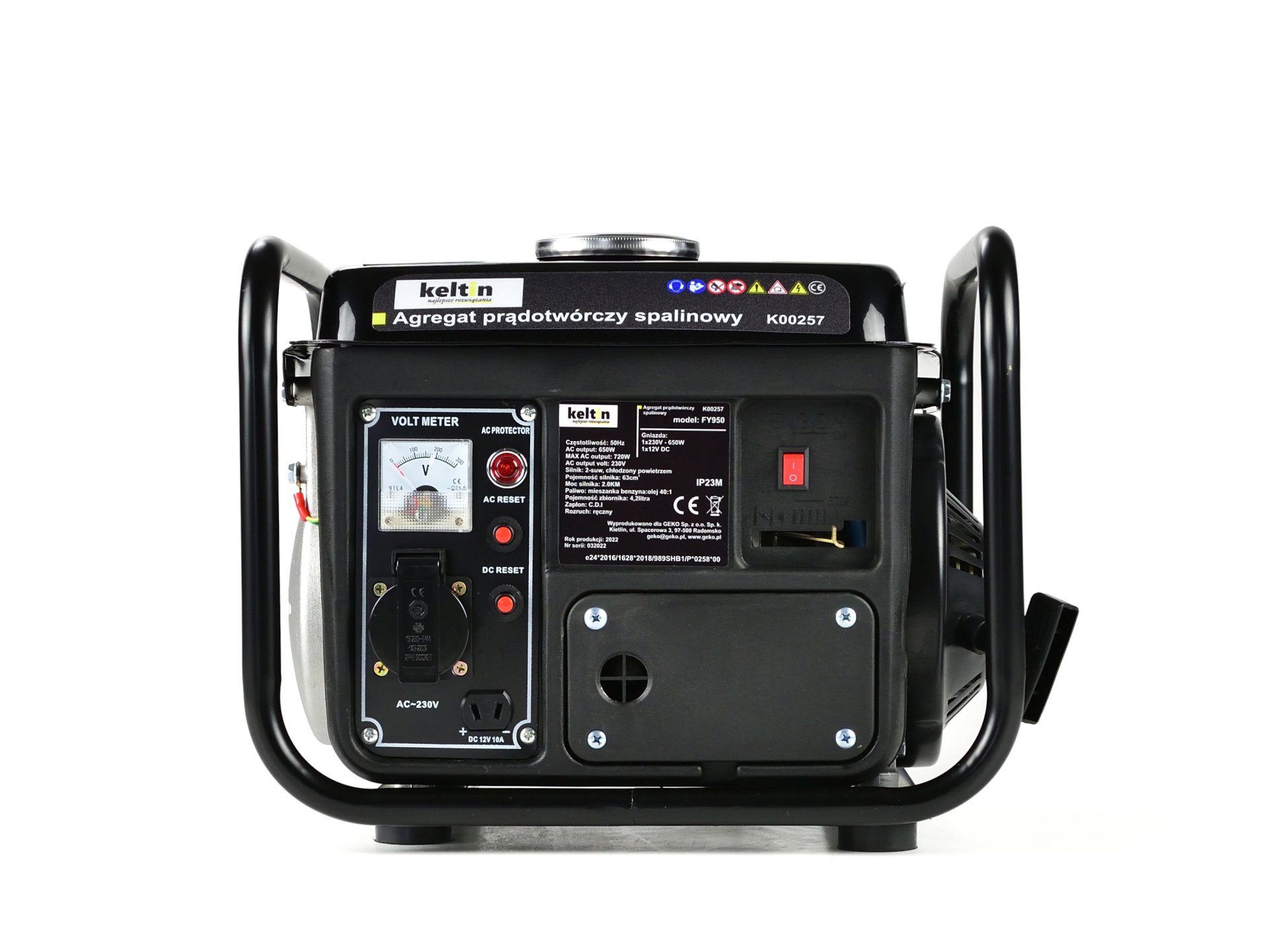 KELTIN K00257 Elektrocentrála generátor proudu 2HP 720W 12V / 230V