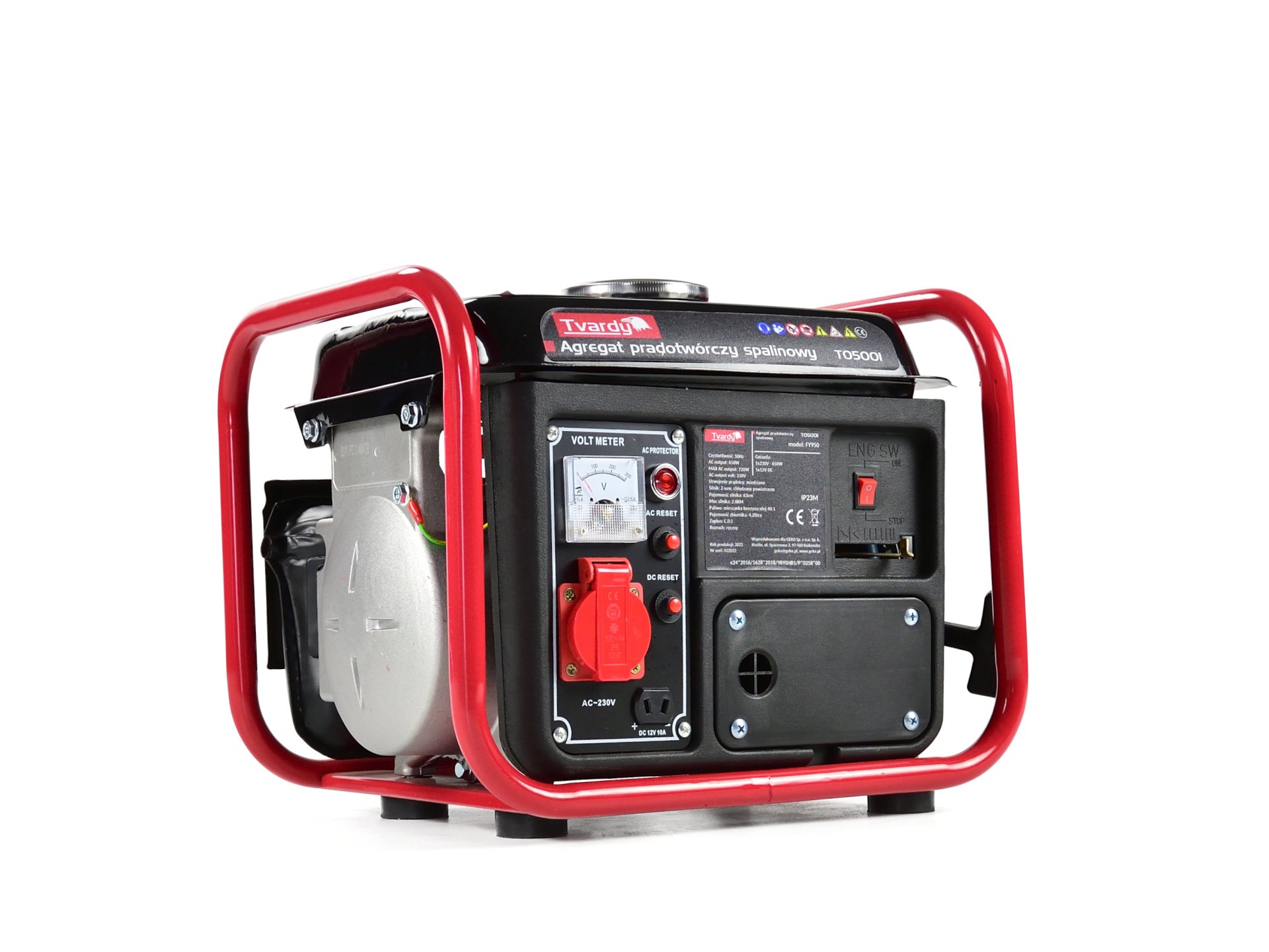 Tvardy T05001 ELEKTROCENTRÁLA GENERÁTOR PROUDU 2HP 720W