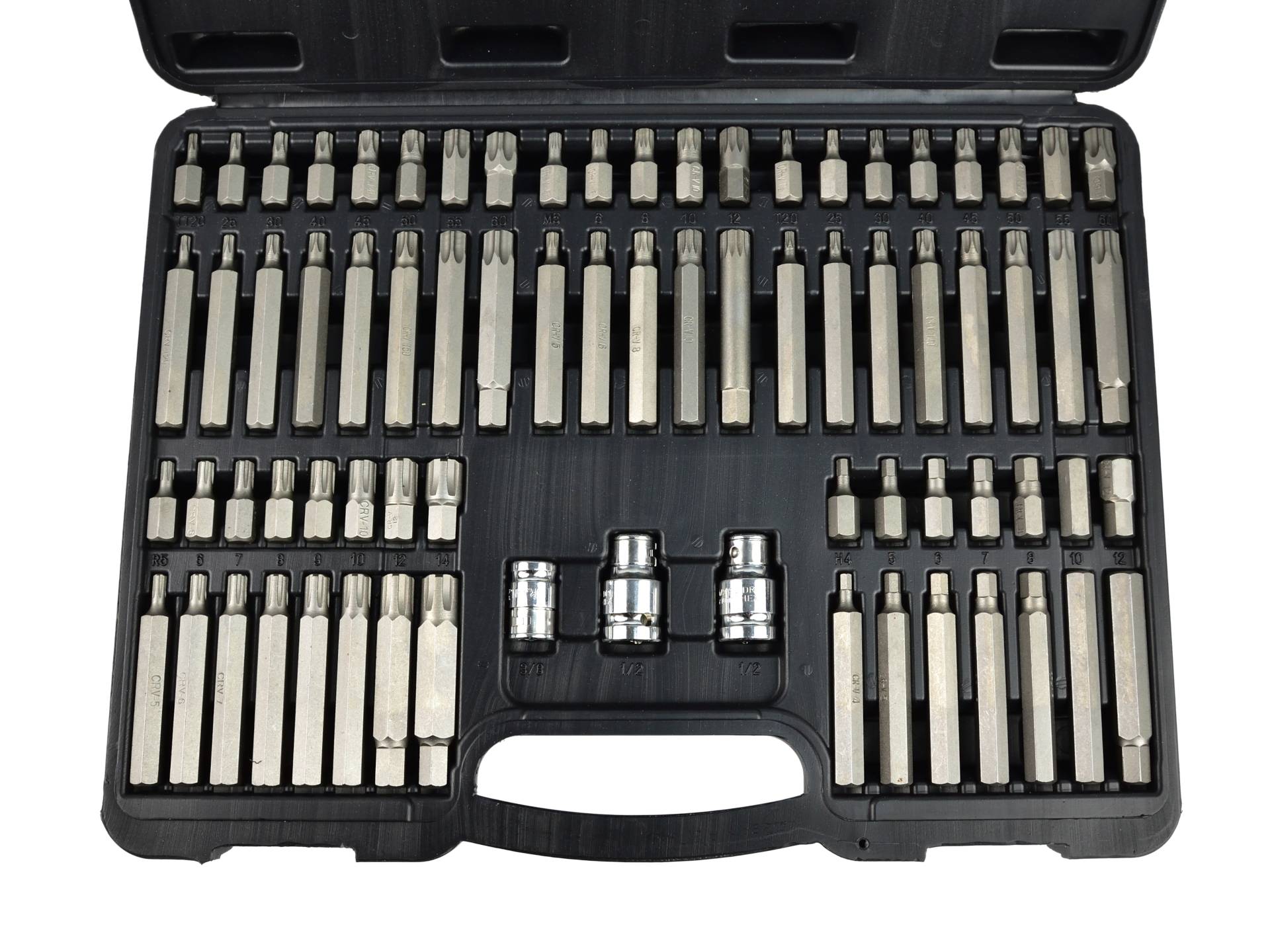 GEKO G10036 Sada klíčů bitů 75ks Torx klíče, bity klíč torxový