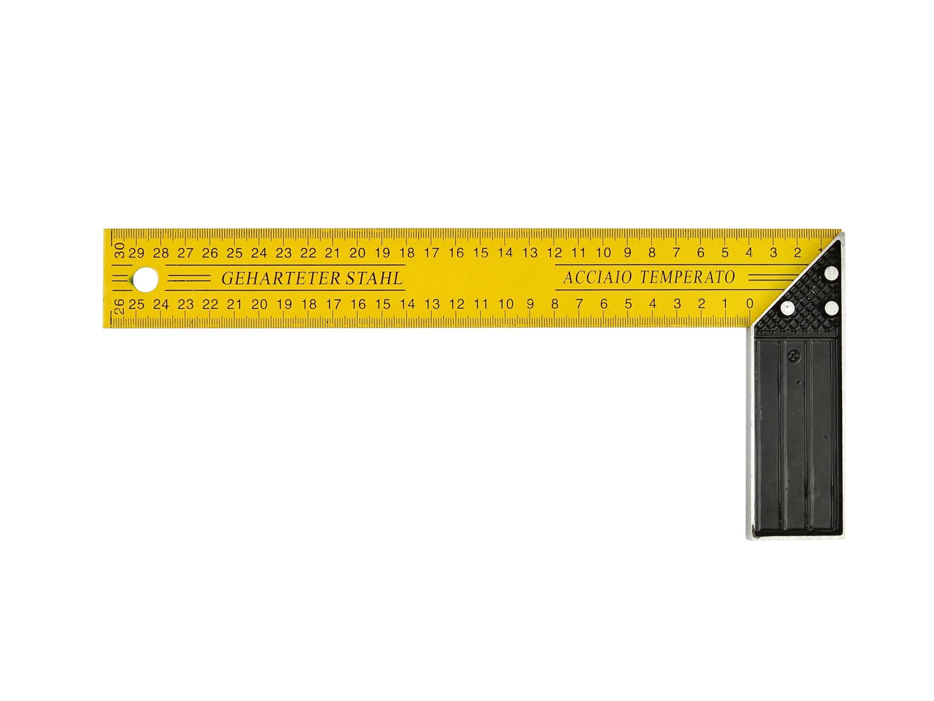 GEKO G29073 Měřicí tesařský stavební úhelník 12" 30cm univerzální měřítko