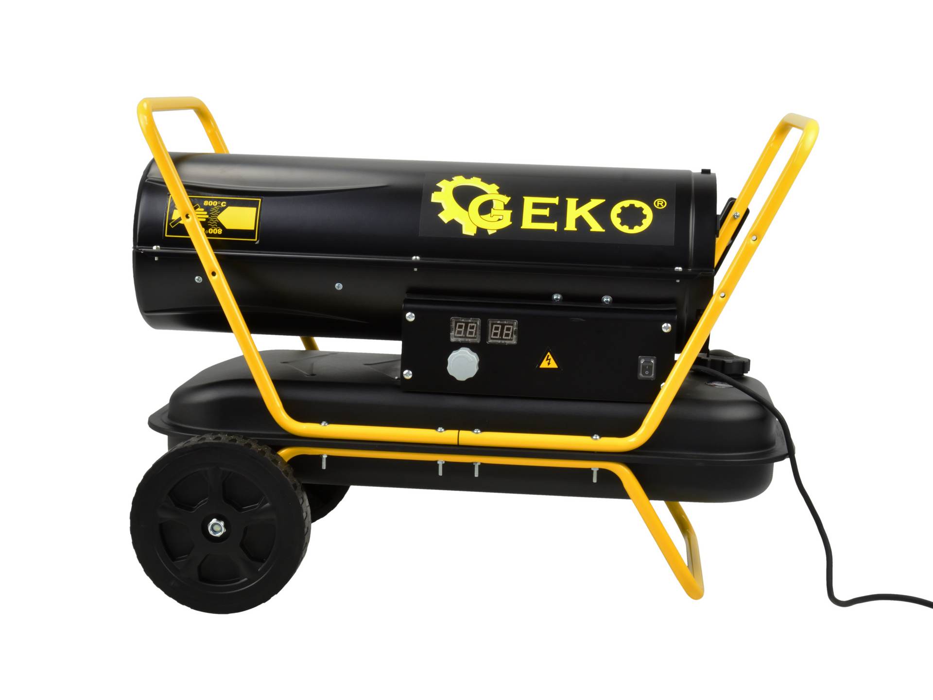 Geko G80420 Naftový ohřívač vzduchu, topidlo s termostatem 25kW