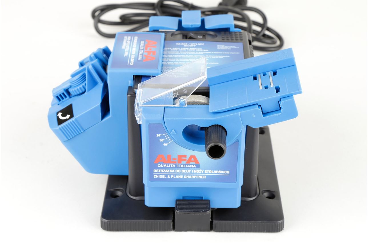 AL-FA Multifunkční elektrická ostřička vrtáků, nožů, nůžek 3v1 150W