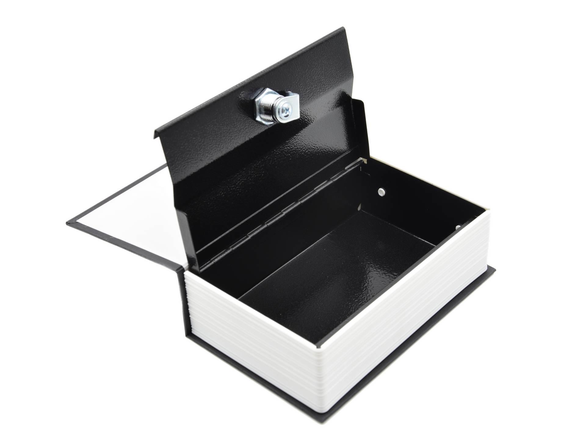 GEKO G10904 Přenosná pokladna 180x115x55mm schránka na peníze imitace kniha