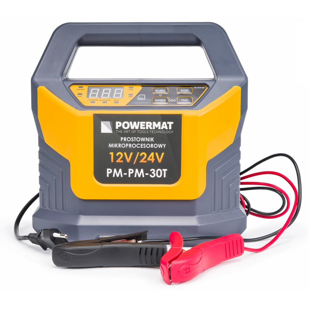 POWERMAT PM-PM-30T Nabíječka pro akumulátor batérie mikroprocesorová 12/24V 30A