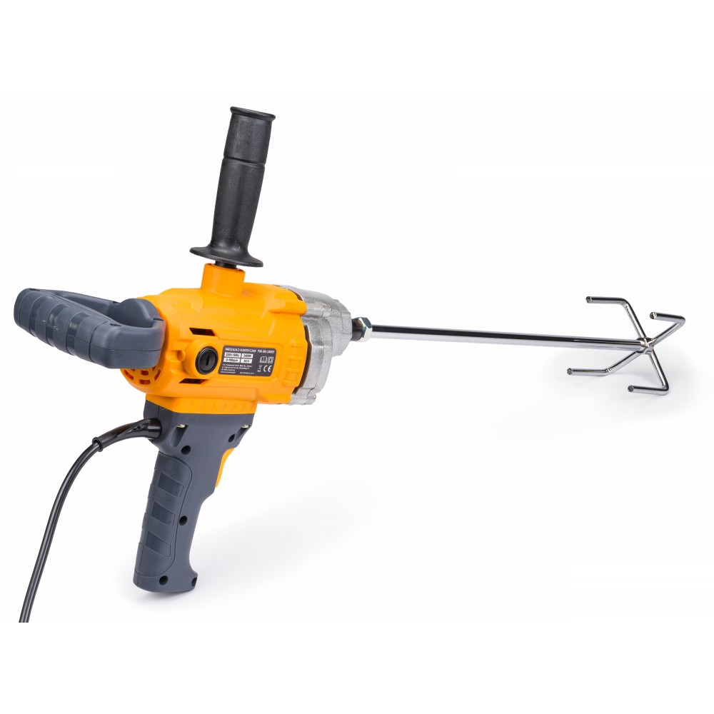 POWERMAT PM-MI-2400T ELEKTRICKÉ MÍCHADLO na maltu beton +příslušenství míchačka