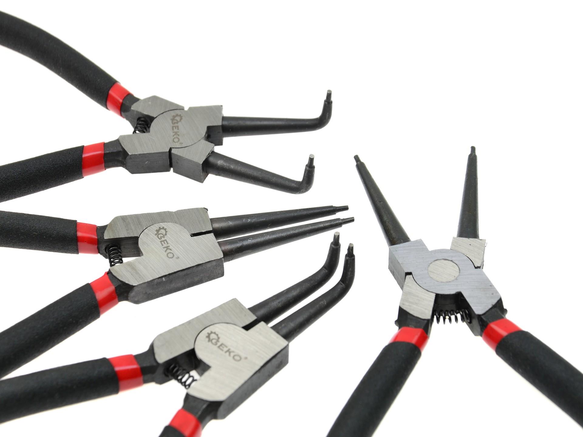 GEKO G01660 Ruční segerové kleště ségrovky sada kleští Seger 160mm 6" 4kusy