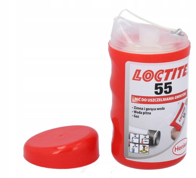 Loctite 55 Těsnicí nit pro těsnění závitu 50m TET5