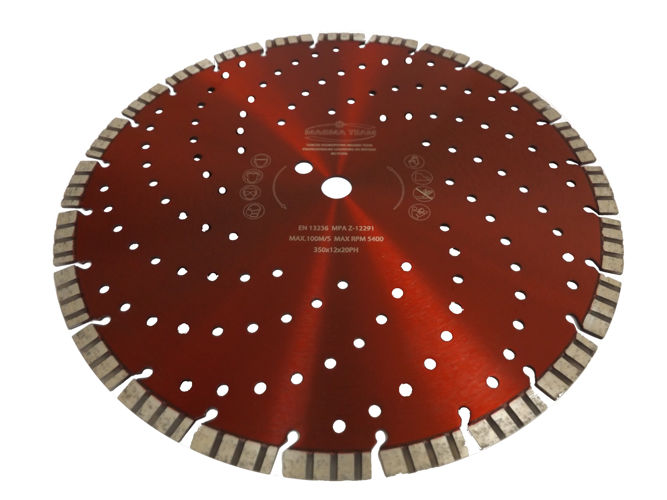 MAGMA MLTC350 Diamantový kotouč na beton, dlažbu laserový 350x20mm PROFI