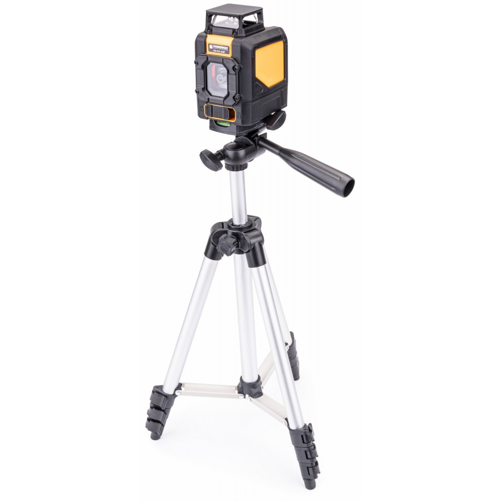 Powermat PM-PLK-360T Křížový měřič dálkoměr měřící laser 50m 360° + stativ a pouzdro