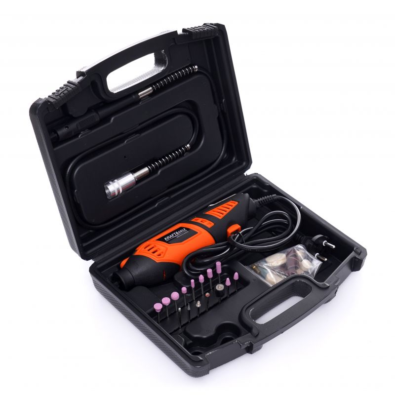 KRAFT&DELE KD10750 270W Přímá bruska Minibruska Minifrézka 40 elementů