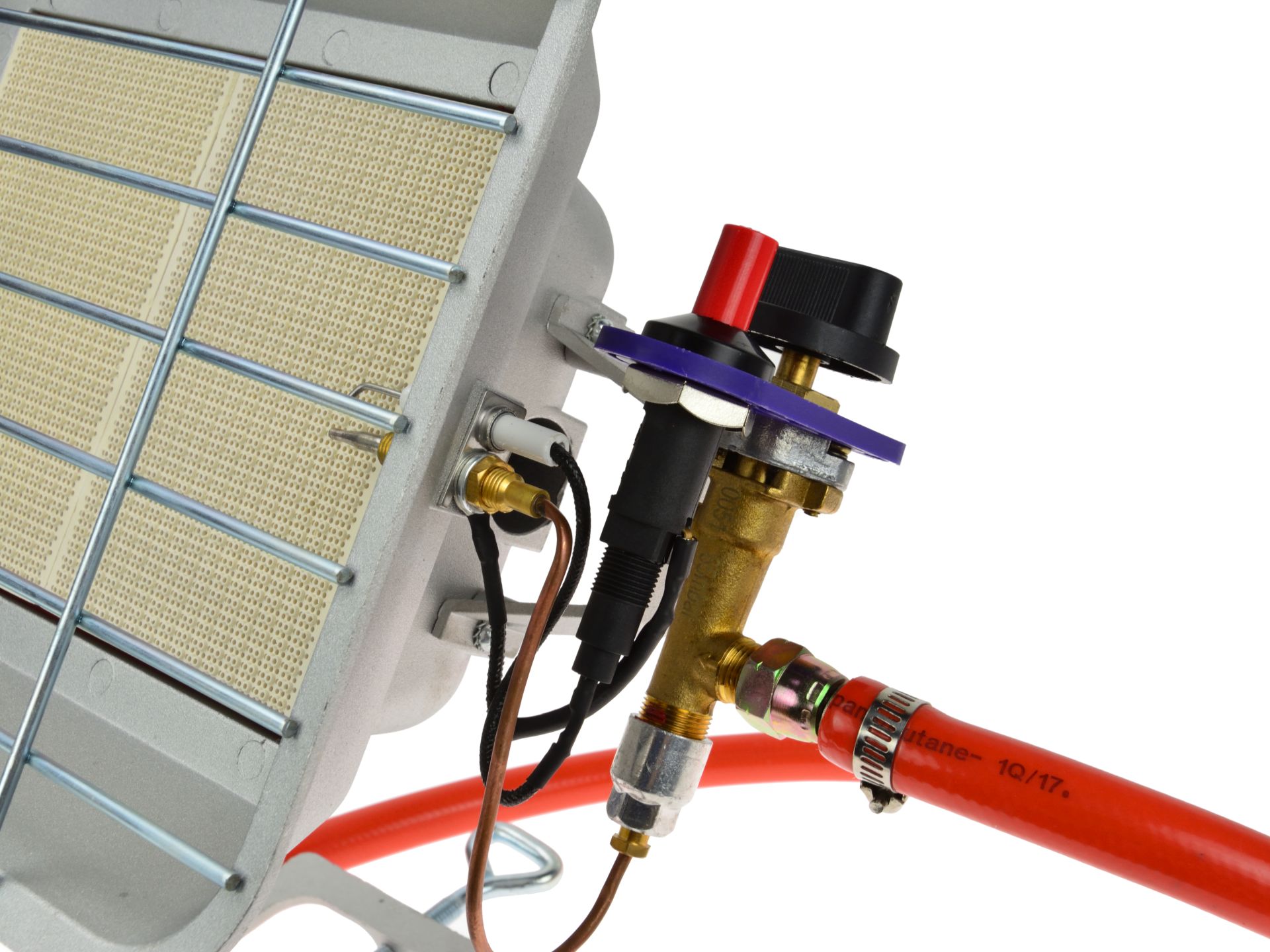 Geko G80531 Plynový ohřívač radiátor 4600W na plynovou láhev se zapalovačem