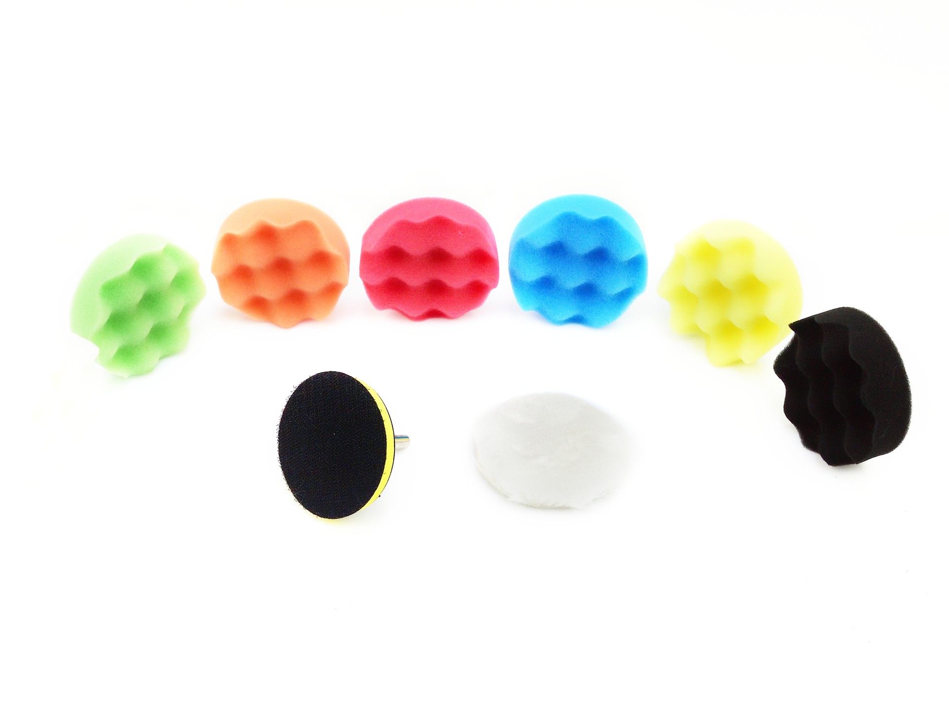 GEKO G00882 Leštící kotouče sada 80mm 9 ks