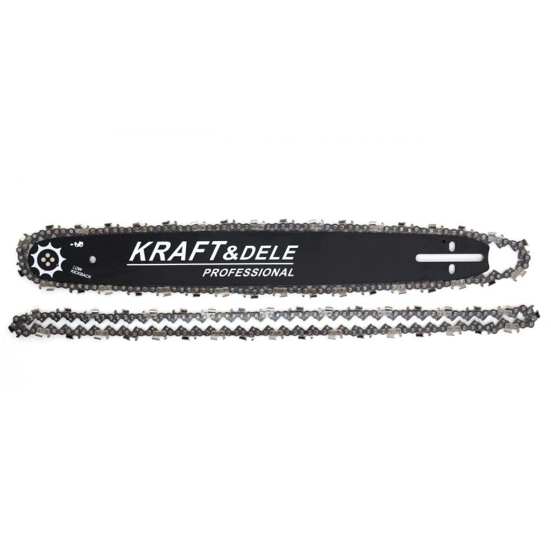 KRAFT&DELE KD10153 VODÍCÍ LIŠTA na PILU 18" 45cm 3/8 0,325 72z 2 reťaze