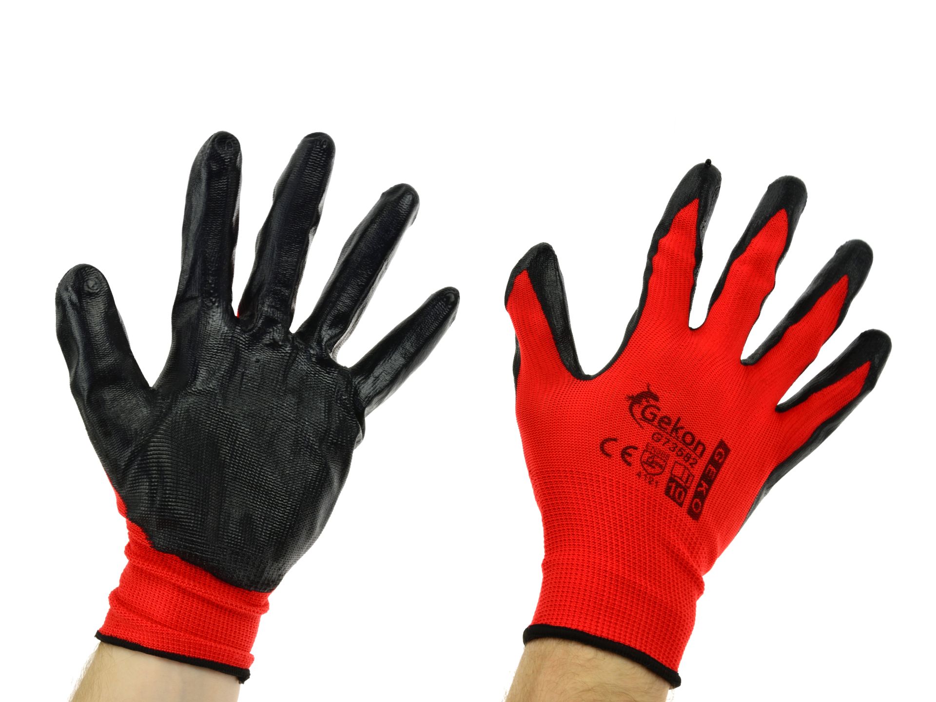 GEKO G73582 Ochranné pracovní rukavice 12 párů rukavic vel. 10