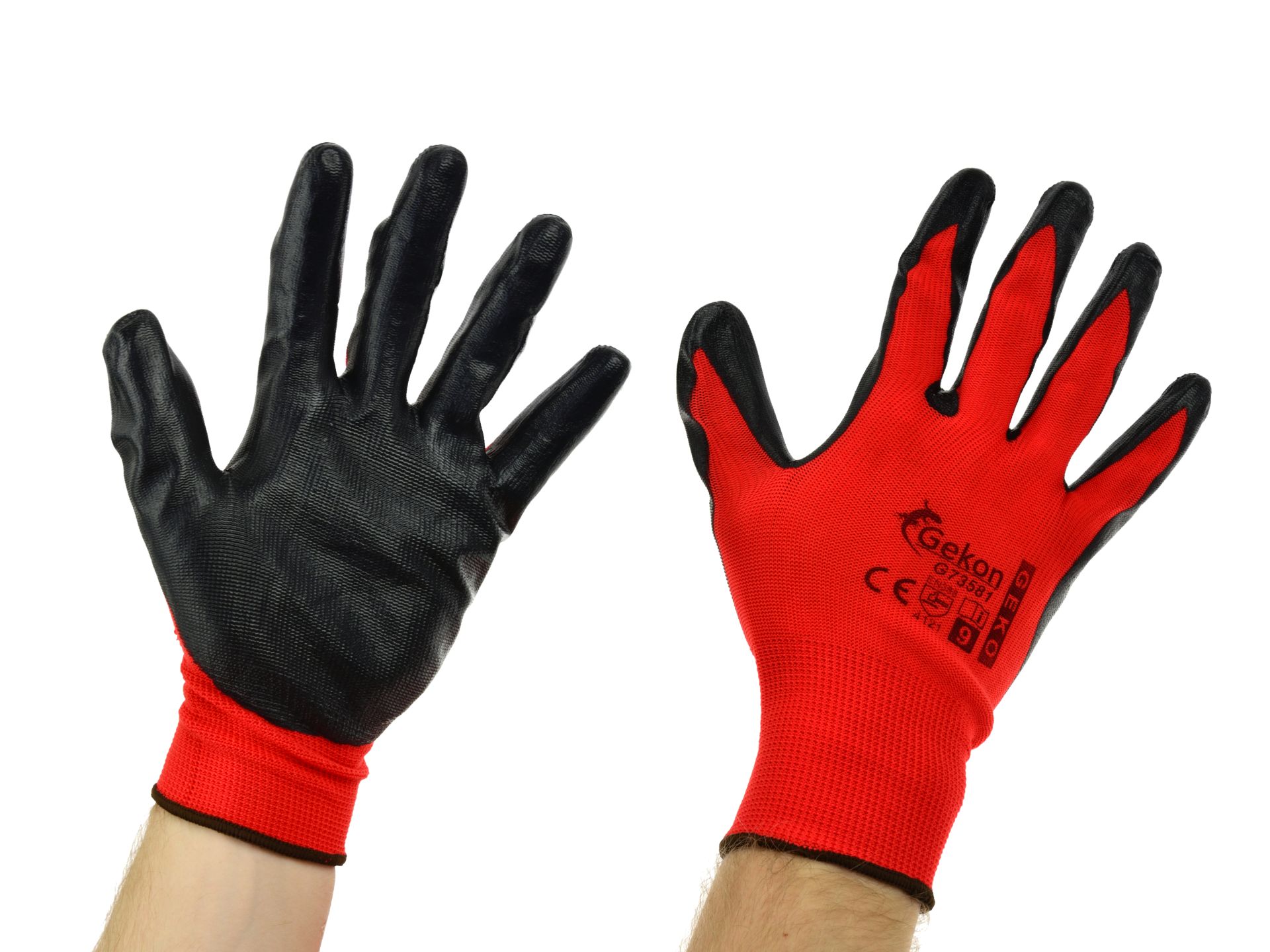 GEKO G73581 Ochranné pracovní rukavice 12 párů rukavic vel. 9
