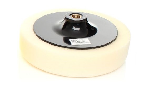 KRAFT&DELE KD1595 Leštící kotouč houba pěnová bílá M14 28kg/m³ 150mm