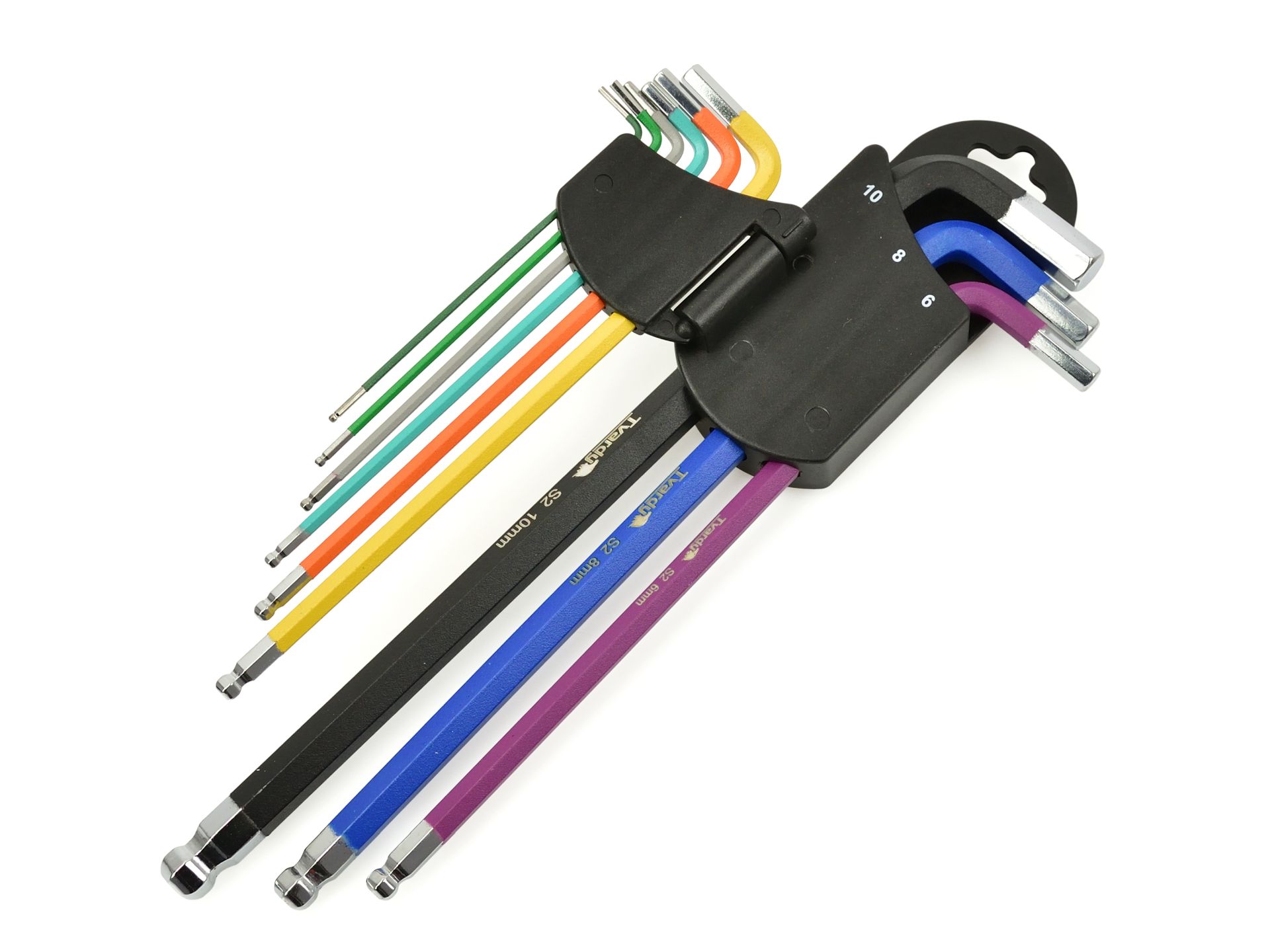 TVARDY T00120 Imbusové klíče 1,5-10mm, 9ks
