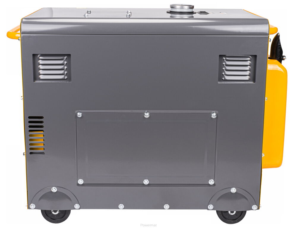 POWERMAT PM-AGR-6500MD DIESELOVÝ GENERÁTOR / Elektrocentrála 6,5KW 13HP 230V 400V ATS