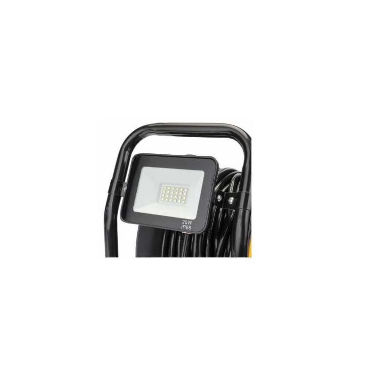 Kraft&Dele KD4037 Prodlužovací kabel na bubnu + led lampa 3x2,5mm 30m